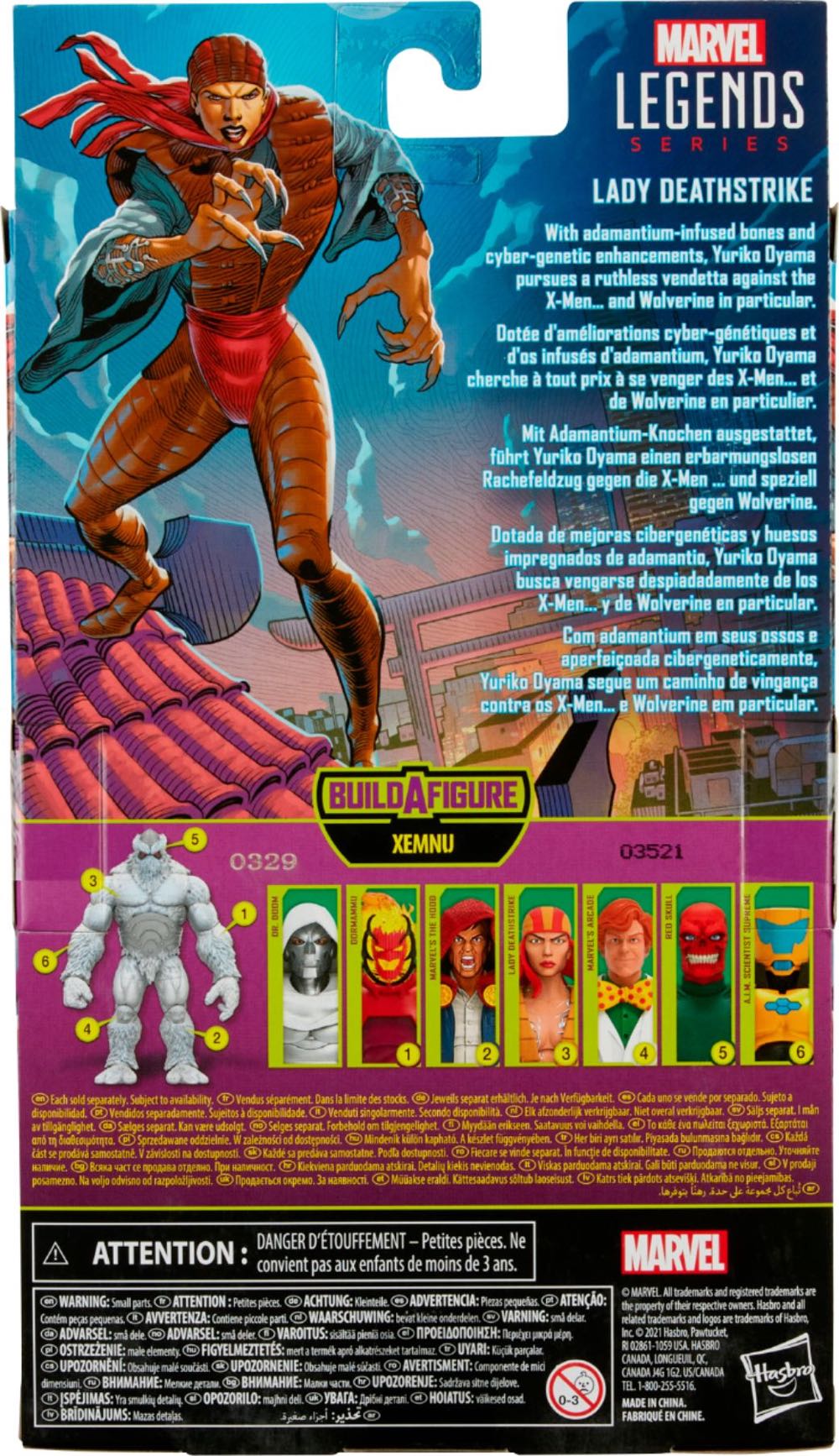 Xemnu 3 Lady Deathstrike - Hasbro (Marvel: Lady Deathstrike) action figure collectible [Barcode 5010993834679] - Main Image 2