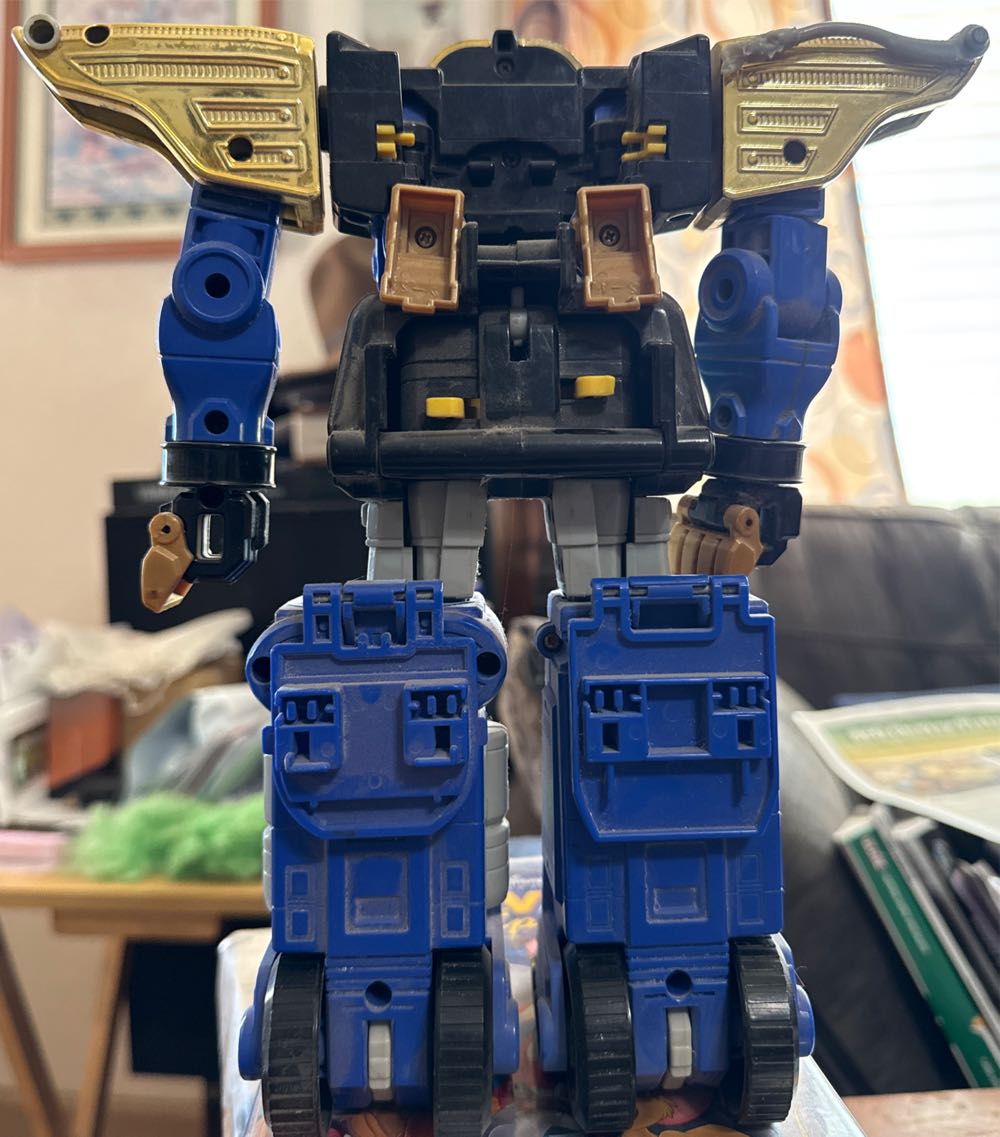 Power Rangers Deluxe Zeo Megazord 🛑 - Bandai action figure collectible [Barcode 045557025786] - Main Image 4