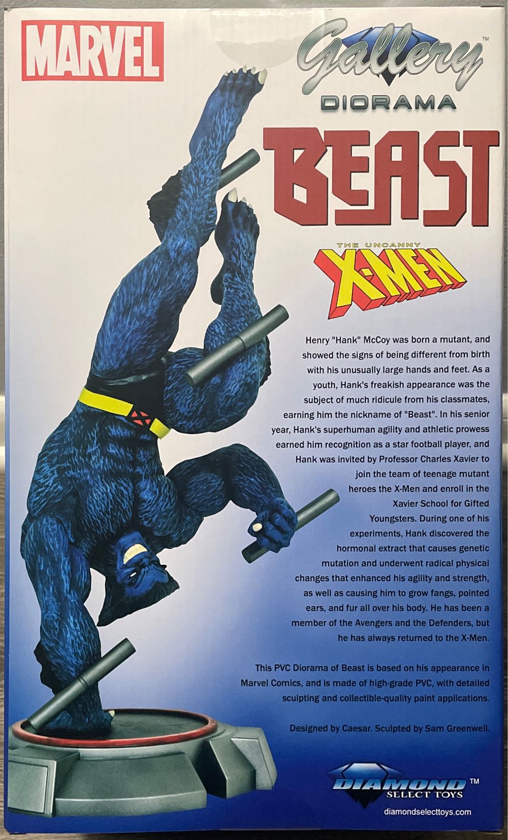 Beast Diamond Select Toys Marvel Gallery Pvc Figure - Diamond Select Toys action figure collectible [Barcode 699788832134] - Main Image 2