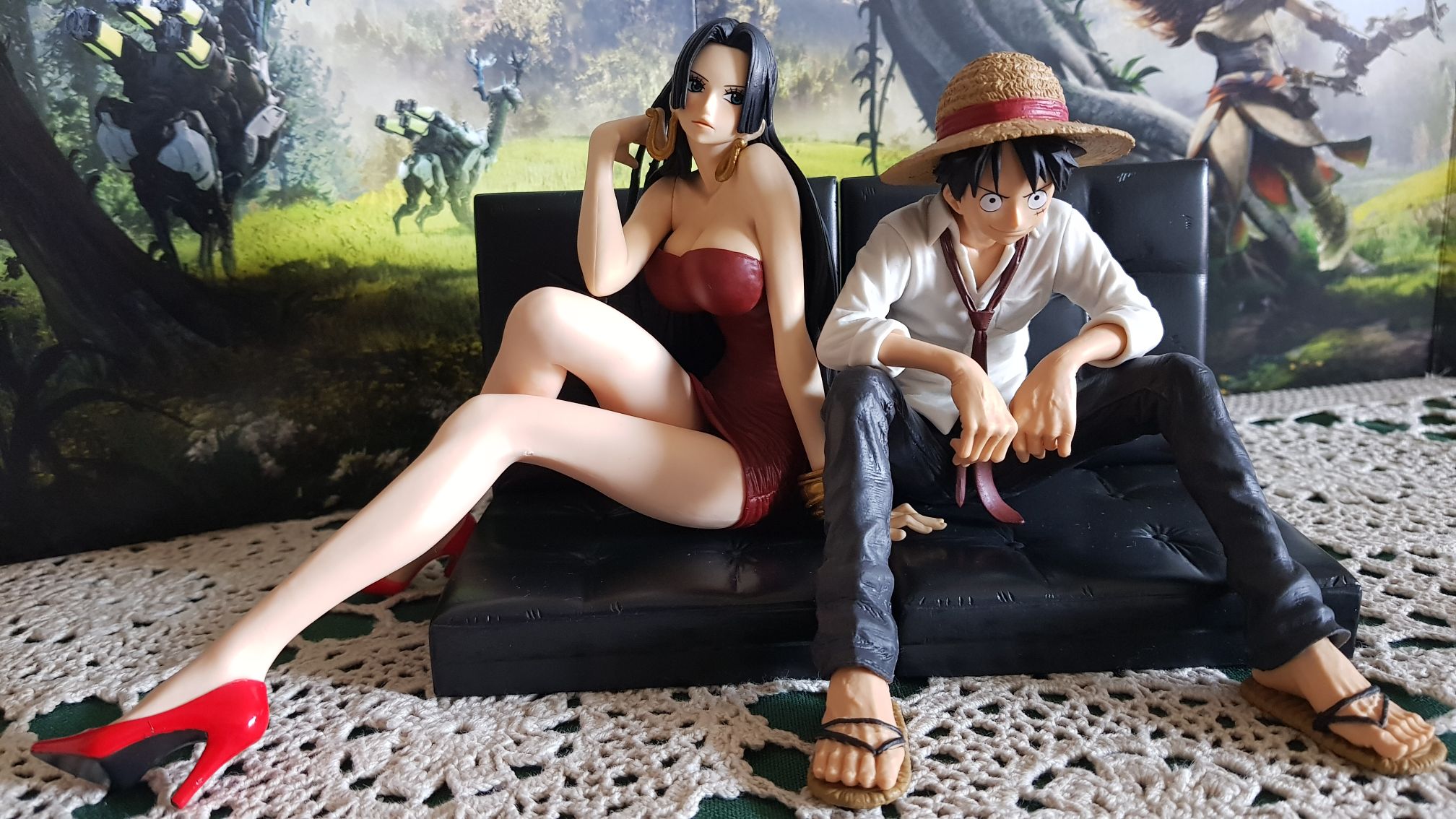 One Piece - Luffy E Boa Hancock - Banpresto action figure collectible - Main Image 2