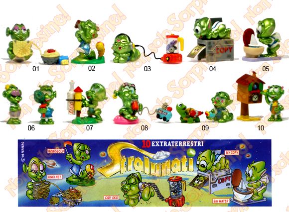 Kinder Stralunati - incompleta  action figure collectible - Main Image 1
