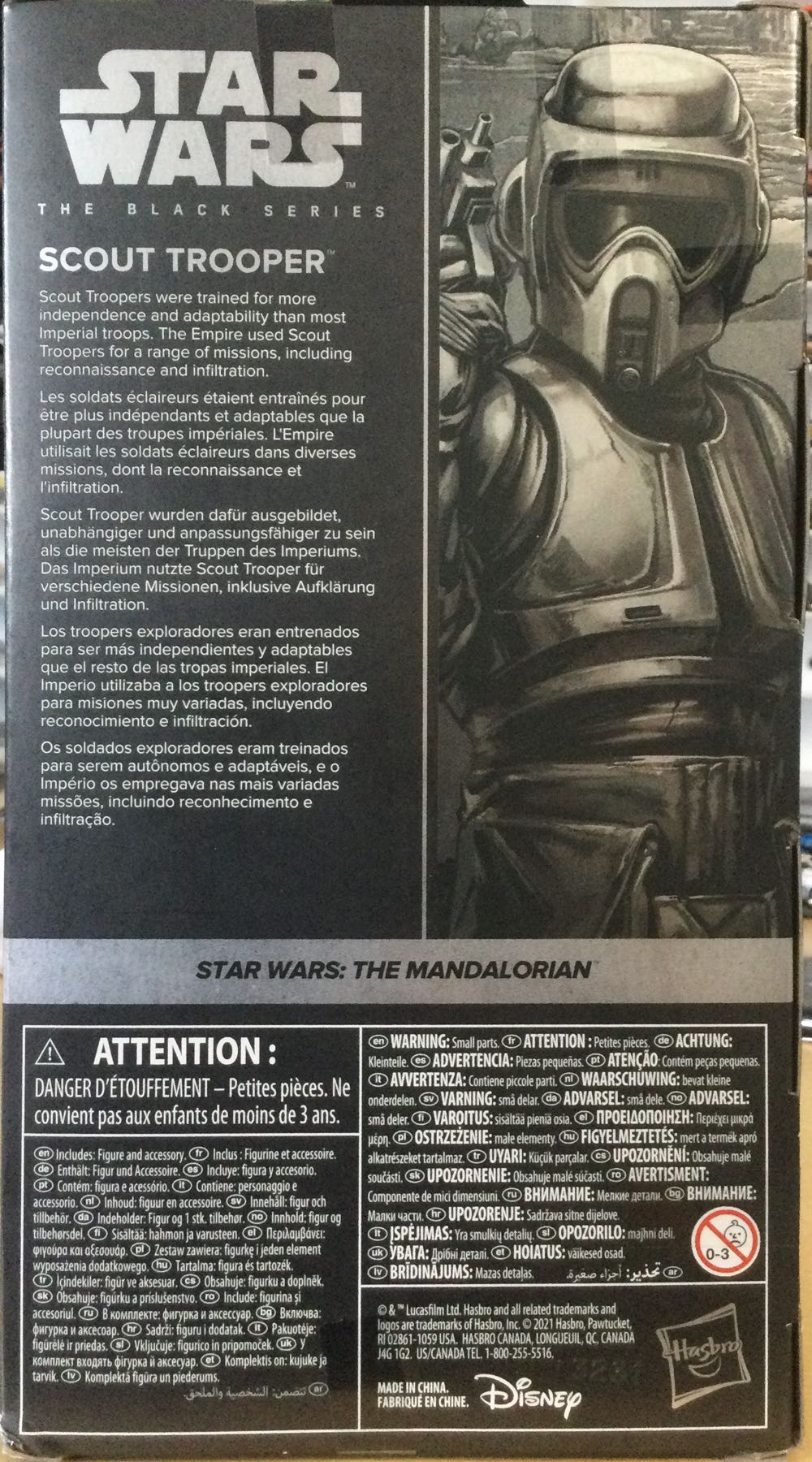 Black Series 6” - Mandalorian - Scout Trooper - Disney/ Hasbro (The Mandalorian) action figure collectible - Main Image 2