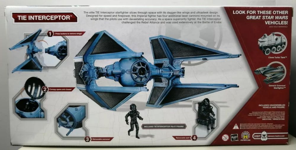 Tie Interceptor Star Wars Legacy Collection  (Hasbro) action figure collectible [Barcode 5010994452179] - Main Image 2