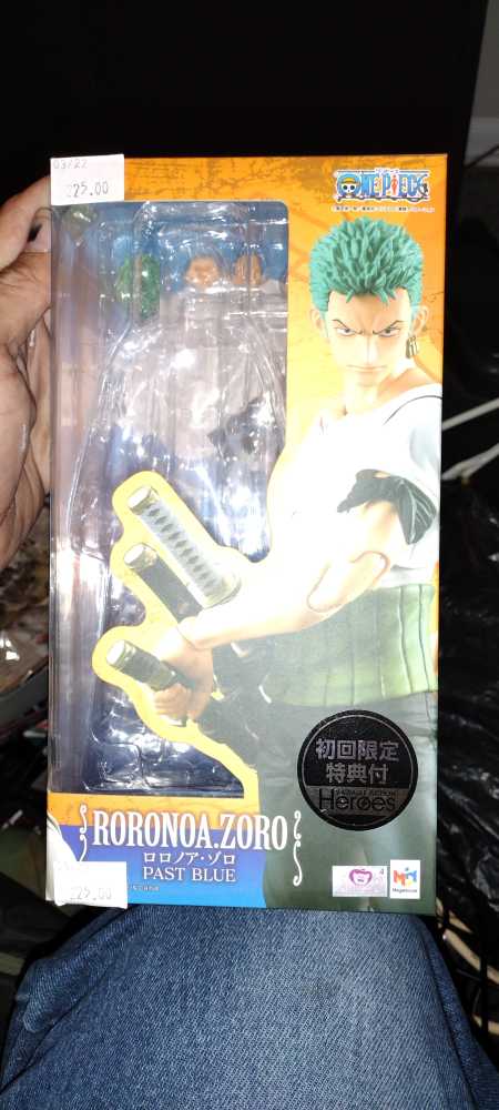 Megahouse Variable Action Heroes Roronoa Zoro One Piece Figure Vah Past Blue - Mega Hobby Station (One Piece) action figure collectible [Barcode 7535793823138] - Main Image 2