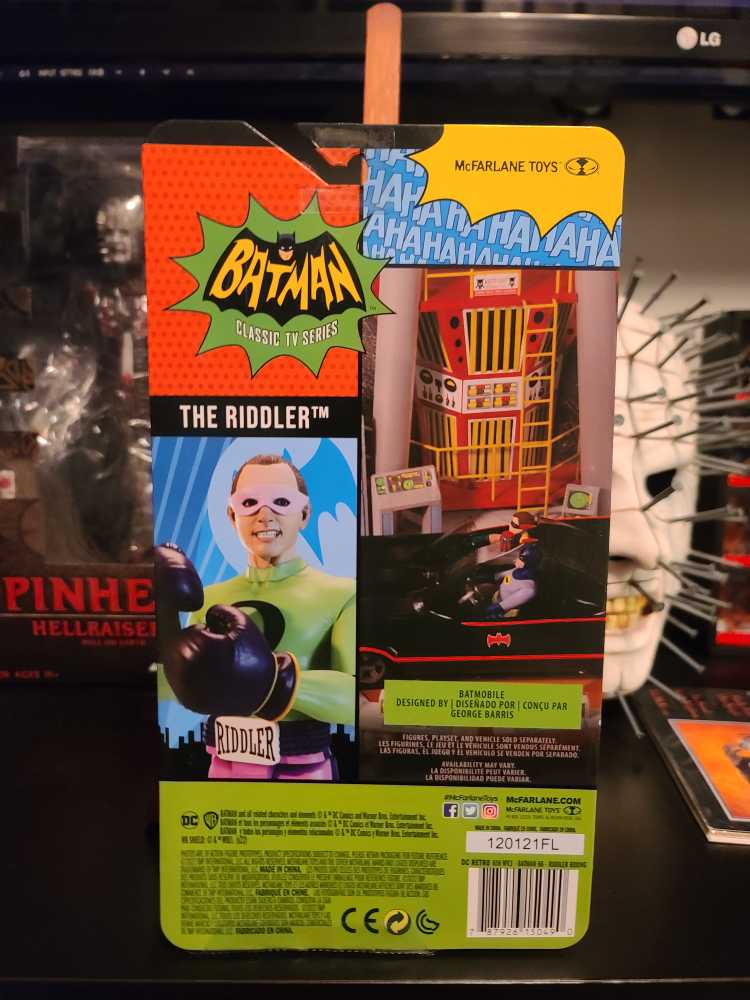 McFarlane DC Classic Batman 66 The Riddler Boxing - McFarlane Toys™ (Comic Book) action figure collectible - Main Image 2