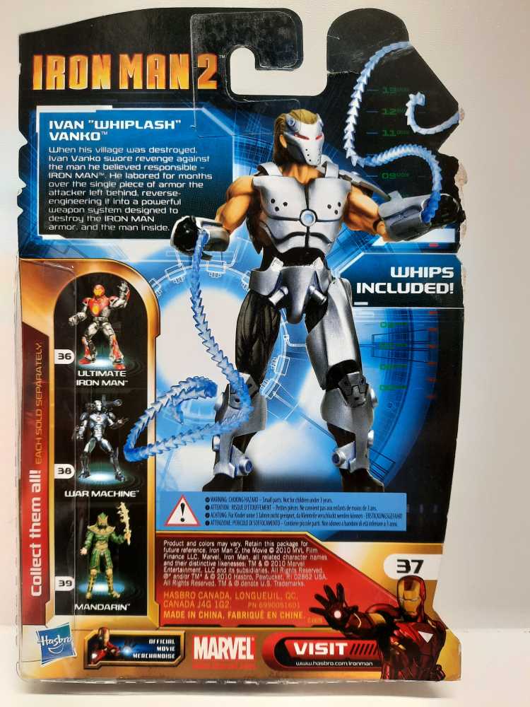 Ivan “Whiplash” Vanko - Hasbro (Iron Man 2) action figure collectible [Barcode 653569505181] - Main Image 2