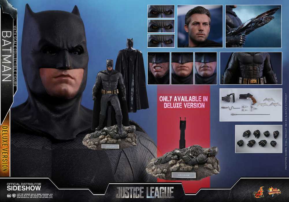 Hot Toys DC Justice League Batman Deluxe  - Hot Toys (Justice League (2017)) action figure collectible [Barcode 4897011184920] - Main Image 2