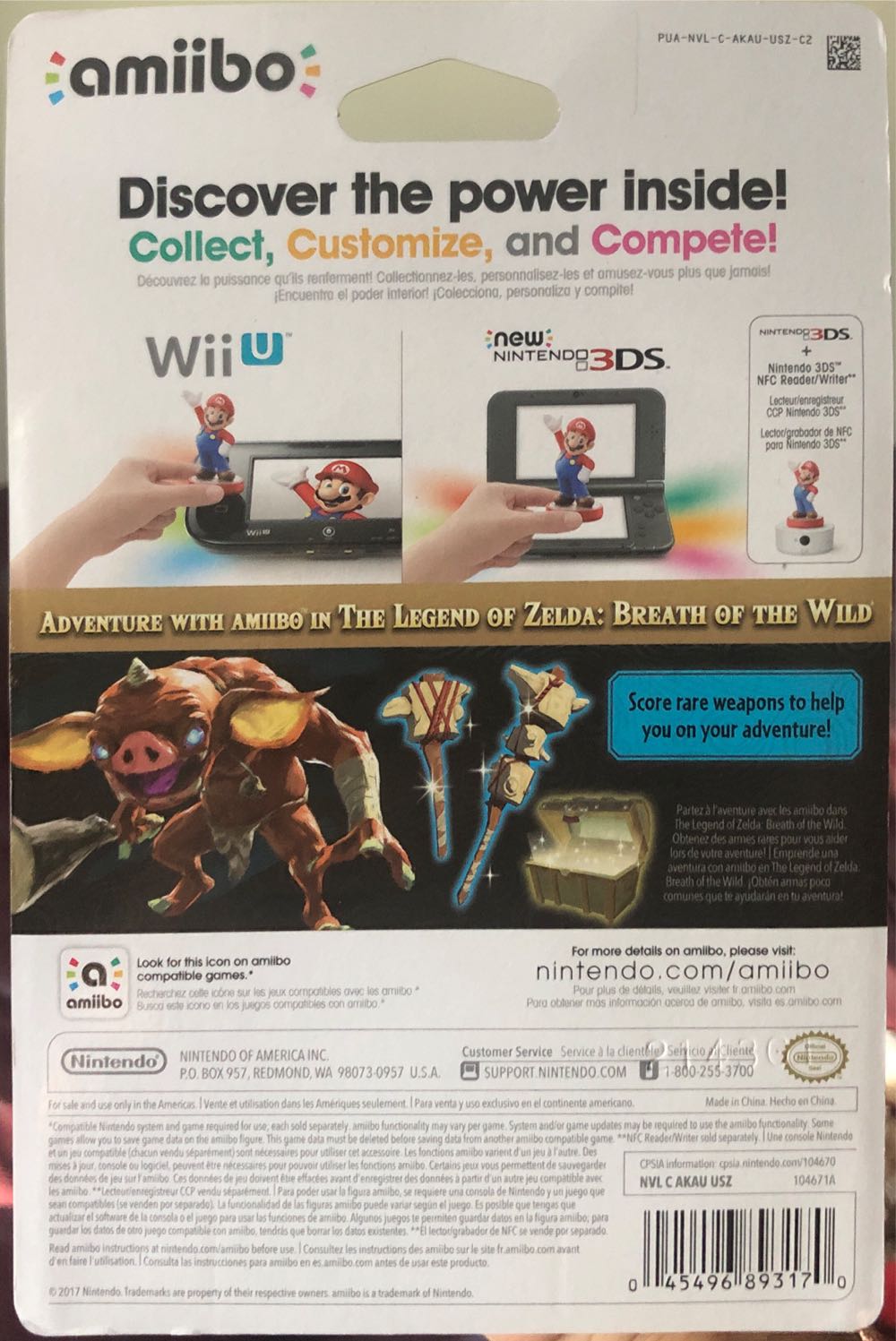The Legend of Zelda: Breath of the Wild - Bokoblin - Nintendo (Amiibo) action figure collectible [Barcode 045496893170] - Main Image 2