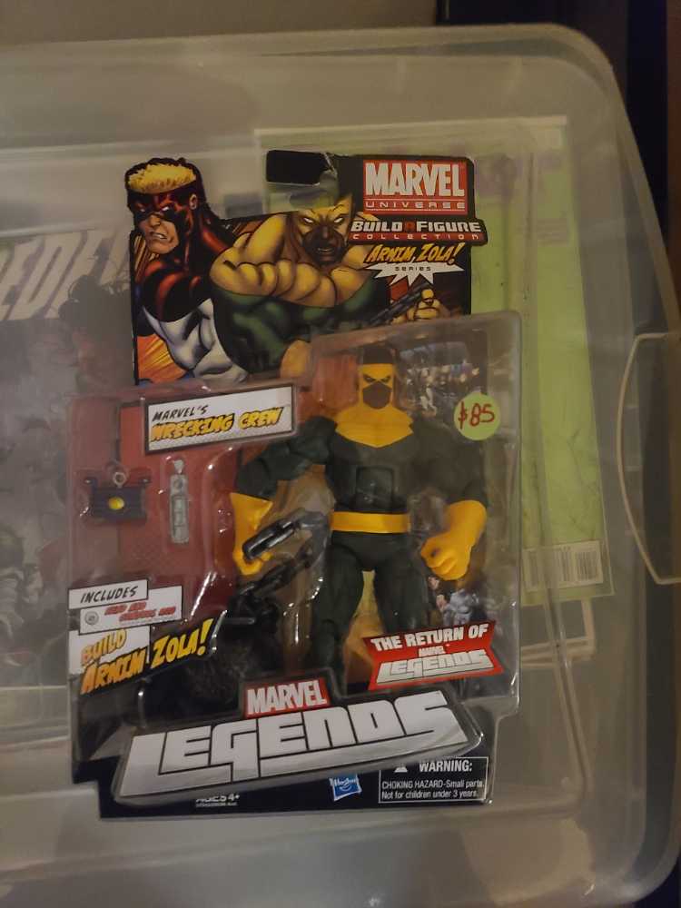 Marvel Legends Arnim Zola BAF Thunderball (Marvel’s Wrecking Crew)  - Hasbro (Marvel Universe Marvel Legends Build-A-Figure) action figure collectible [Barcode 653569704676] - Main Image 3