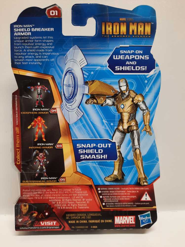 Iron Man: Shield Breaker Armor - Hasbro (Iron Man: The Armored Avenger) action figure collectible [Barcode 653569566663] - Main Image 2
