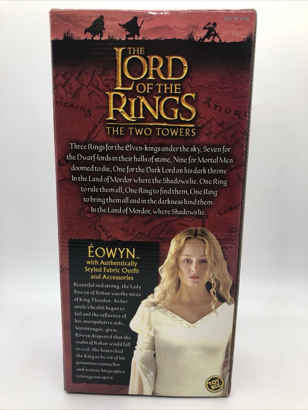 LOTR - Éowyn Poseable Figure Doll Toy Biz; Lord Of The Rings Two Towers - Toy Biz (Lord Of The Rings) action figure collectible [Barcode 035112811930] - Main Image 3