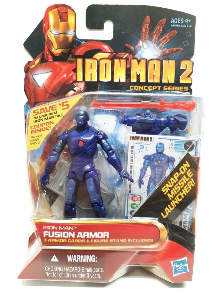 Iron Man: Fusion Armor - Hasbro (Iron Man 2) action figure collectible [Barcode 653569504542] - Main Image 1