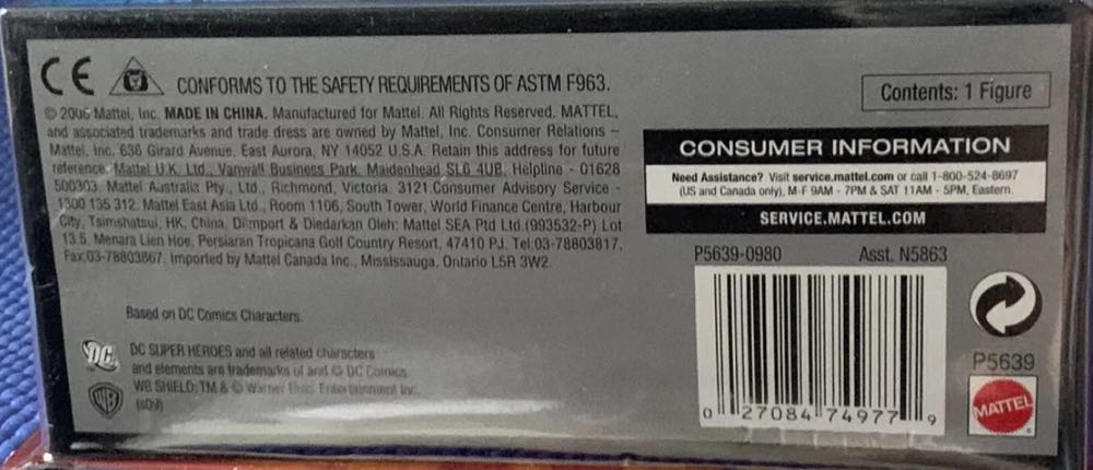 DCUC World’s Greatest Super Heroes Shazam - Mattel (DC Universe Classics) action figure collectible [Barcode 027084749779] - Main Image 3