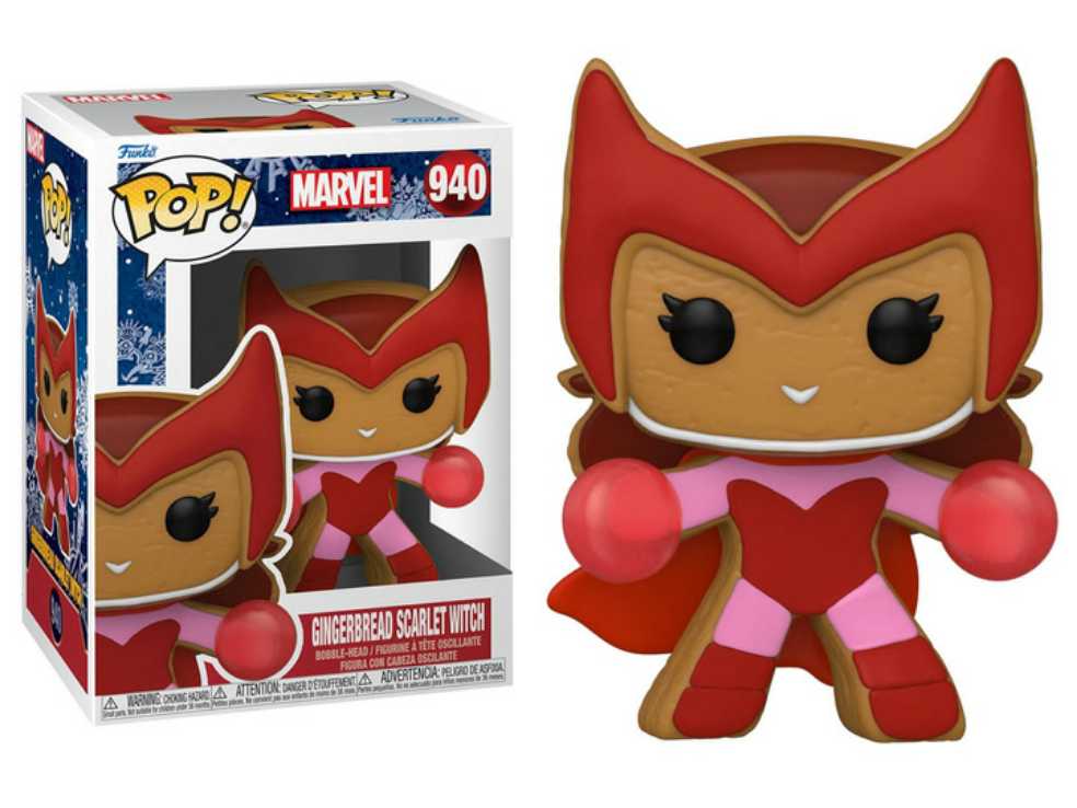 Marvel: Funko Pop! Marvel - Gingerbread Scarlet Witch #940 - Funko Pop! MARVEL (MARVEL) action figure collectible [Barcode 889698571296] - Main Image 2