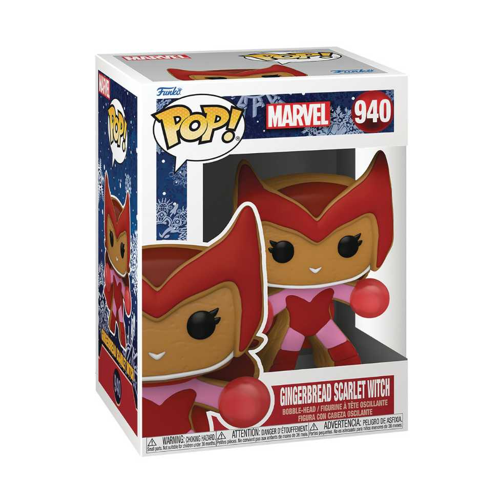 Marvel: Funko Pop! Marvel - Gingerbread Scarlet Witch #940 - Funko Pop! MARVEL (MARVEL) action figure collectible [Barcode 889698571296] - Main Image 3