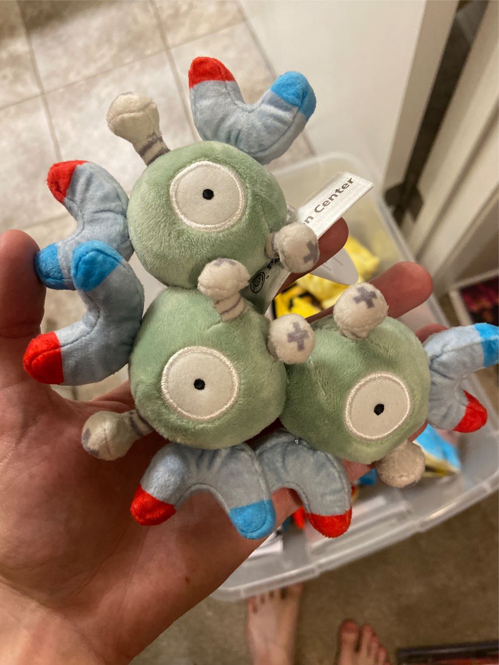 Pokemon Center Original Sitting Cuties Plush Magneton 6 ¾ ...  action figure collectible [Barcode 820650037795] - Main Image 4