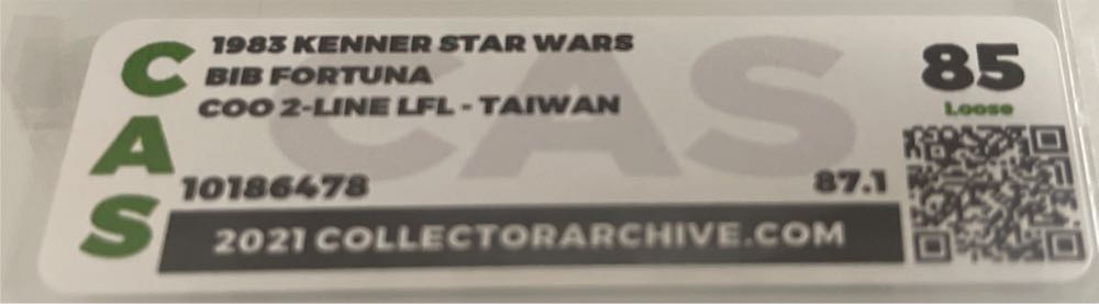 Bib Fortuna - Kenner (Star Wars - Kenner Vintage) action figure collectible - Main Image 4