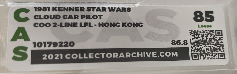 Cloud Car Pilot - Kenner (Star Wars - Empire Strikes Back) action figure collectible - Main Image 4