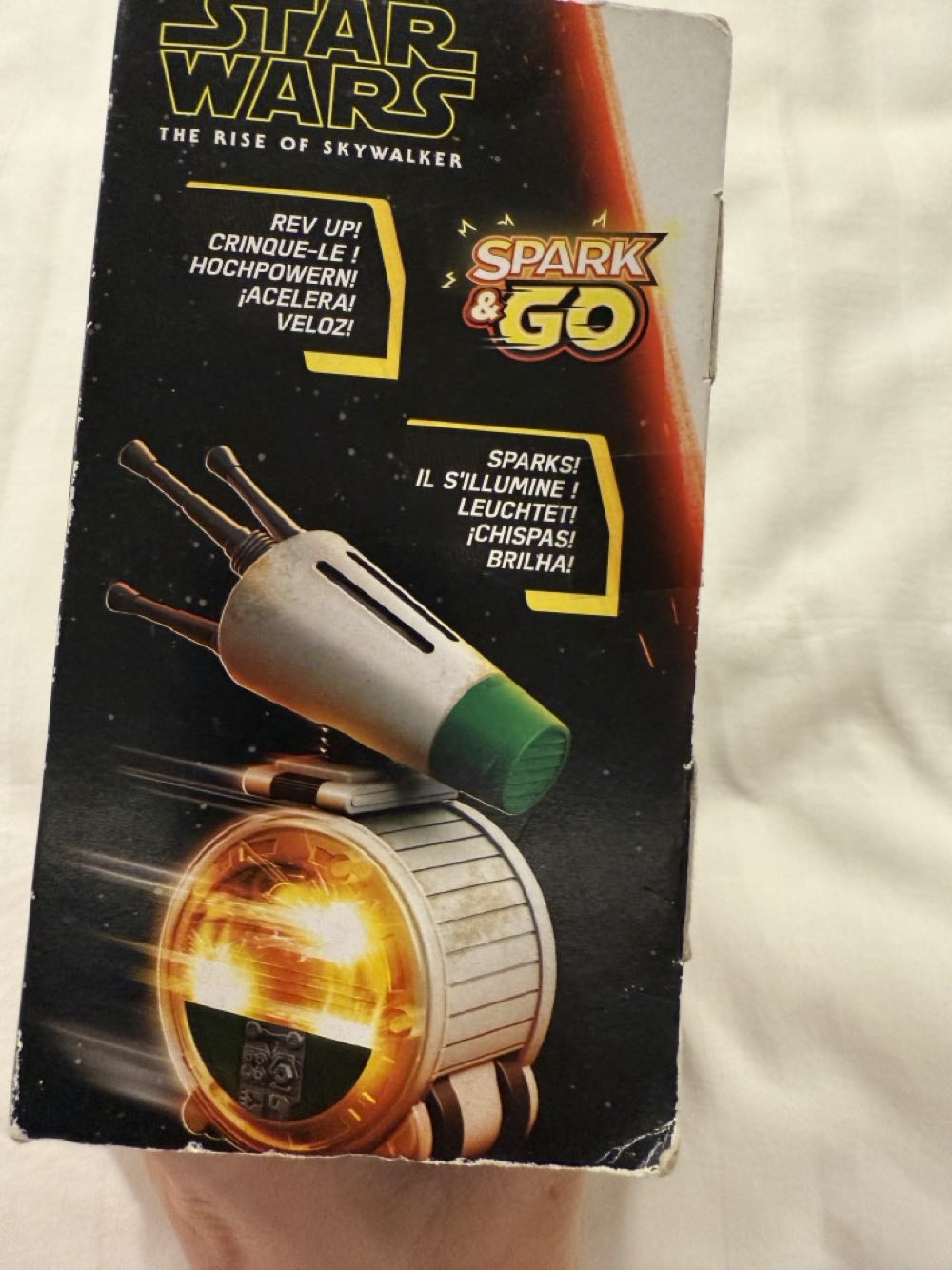 D-0 Droid Star Wars Spark And Go D-o Rolling Droid The Rise Of Skywalker Rev-and-go Sparking Interactive Toy Toys For Kids Ages 4 And Up - Disney / Hasbro (Star Wars) action figure collectible [Barcode 630509868384] - Main Image 4