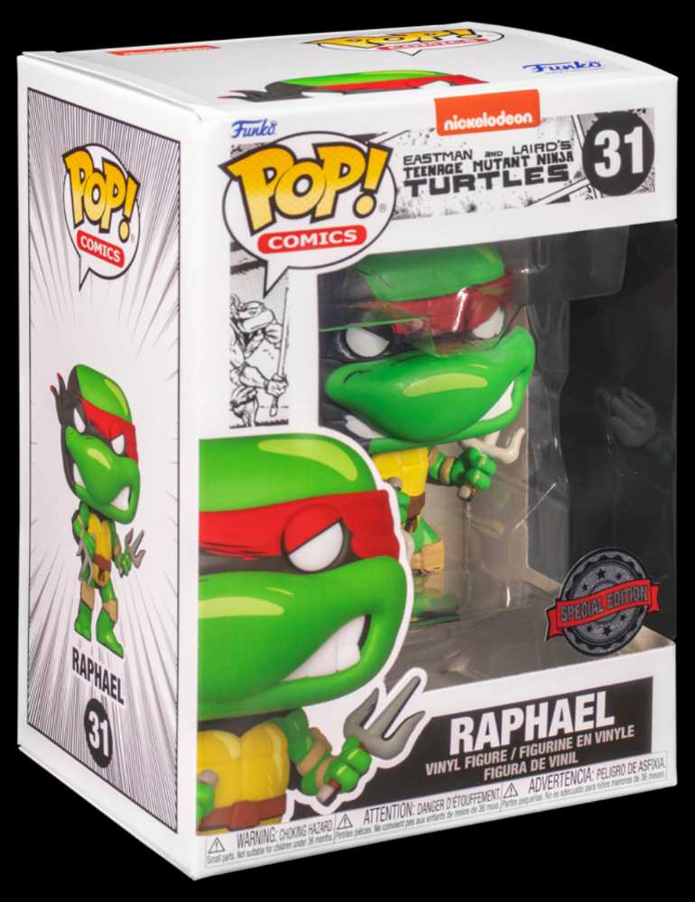 Teenage Mutant Ninja Turtles: “Raphael” Previews Exclusive 31 - Funko Pop! Comics (Eastman and Laird’s Teenage Mutant Ninja Turtles) action figure collectible [Barcode 889698606493] - Main Image 2