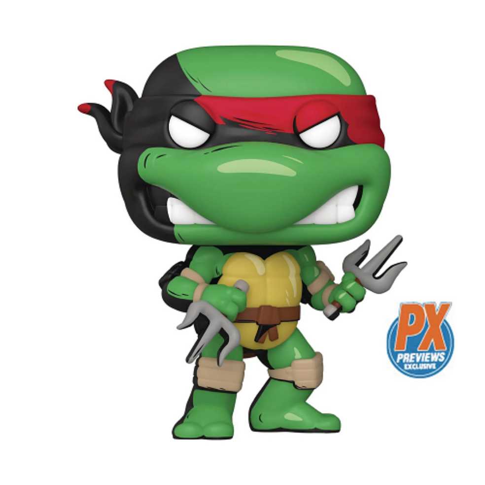Teenage Mutant Ninja Turtles: “Raphael” Previews Exclusive 31 - Funko Pop! Comics (Eastman and Laird’s Teenage Mutant Ninja Turtles) action figure collectible [Barcode 889698606493] - Main Image 3