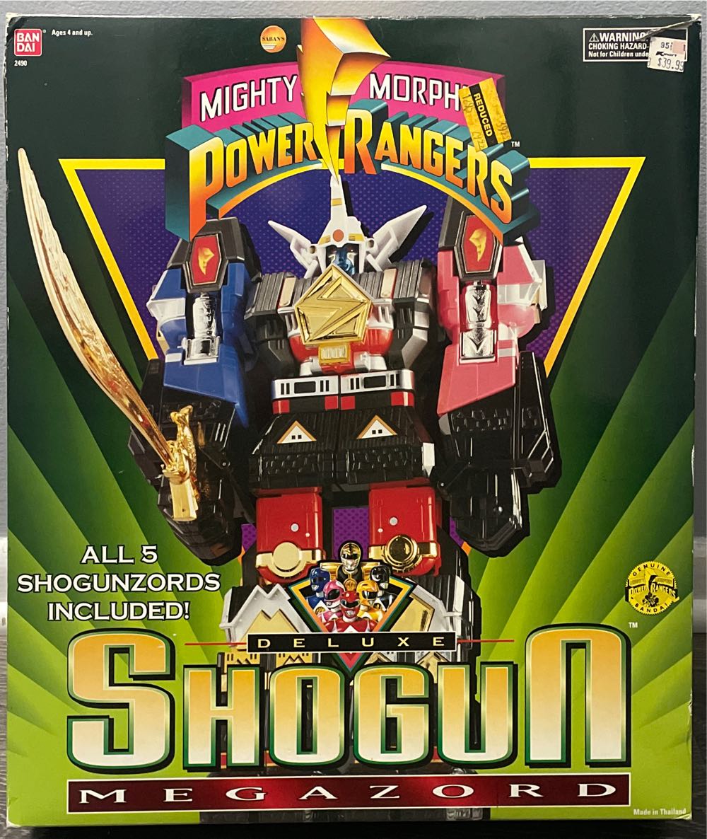 Power Ranger Shogun Megazord (Deluxe) - Bandai (Mighty Morphin Power Rangers) action figure collectible [Barcode 045557024901] - Main Image 1