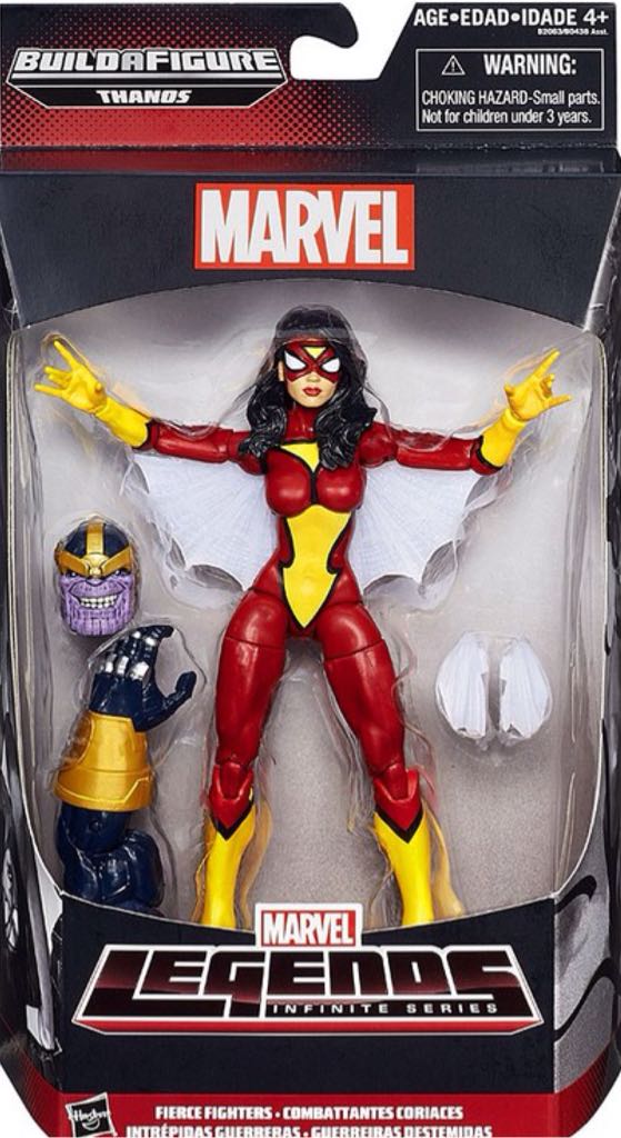 Spider Woman (Jessica Drew) - Hasbro (Marvel Legends Infinite Series:Thanos BAF) action figure collectible - Main Image 1