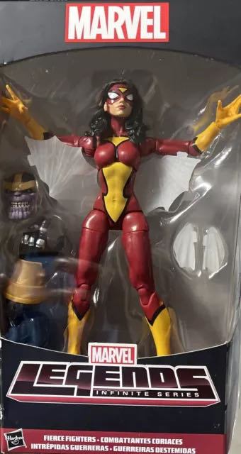 Spider Woman (Jessica Drew) - Hasbro (Marvel Legends Infinite Series:Thanos BAF) action figure collectible - Main Image 3