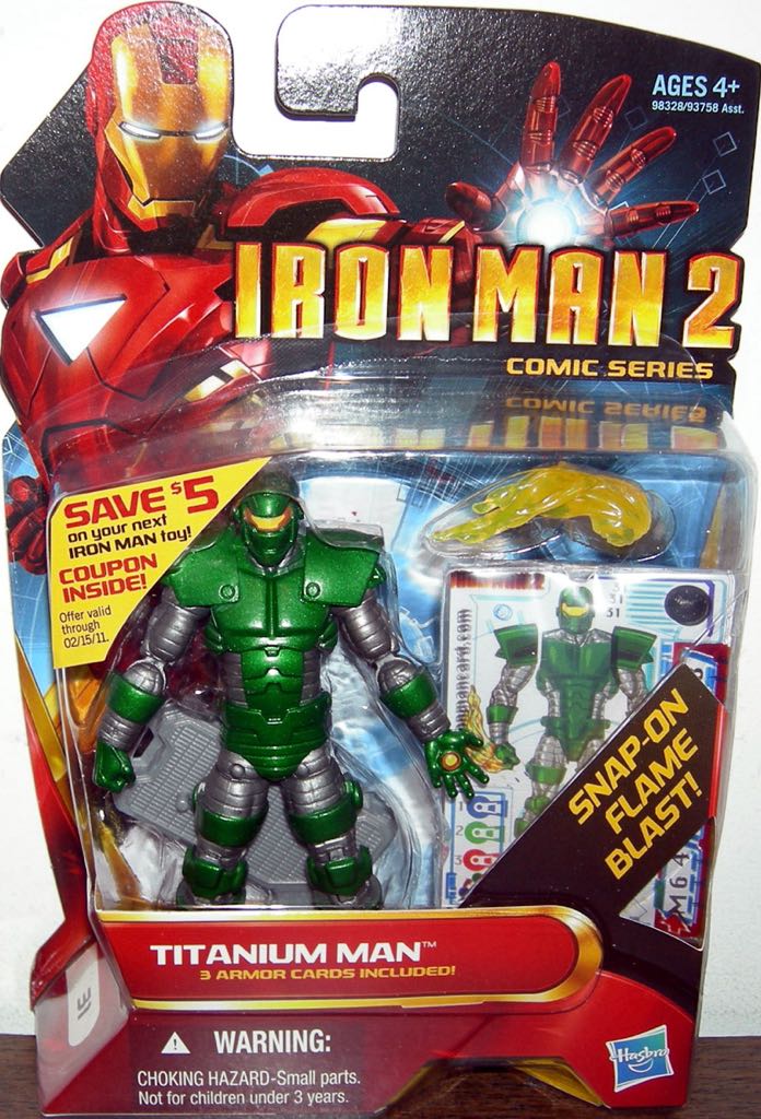 Titanium man - Hasbro (Iron Man 2) action figure collectible [Barcode 653569484851] - Main Image 2