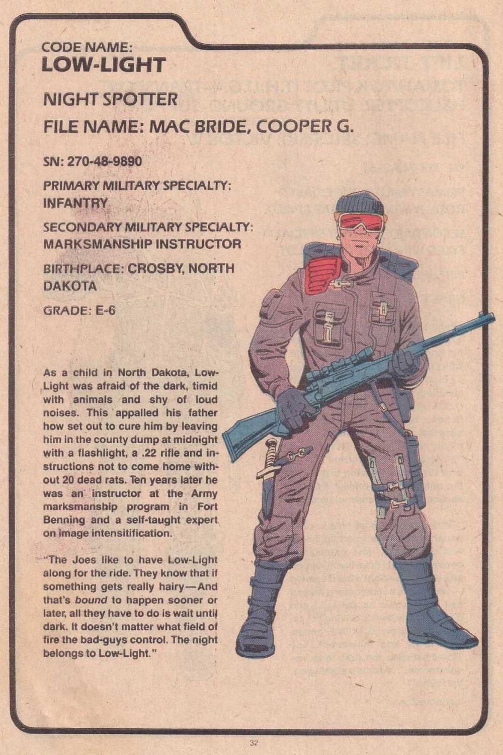 G.I.Joe : Low-Light ( Cooper G. MacBride) - Hasbro (Marvel Legends) action figure collectible - Main Image 3