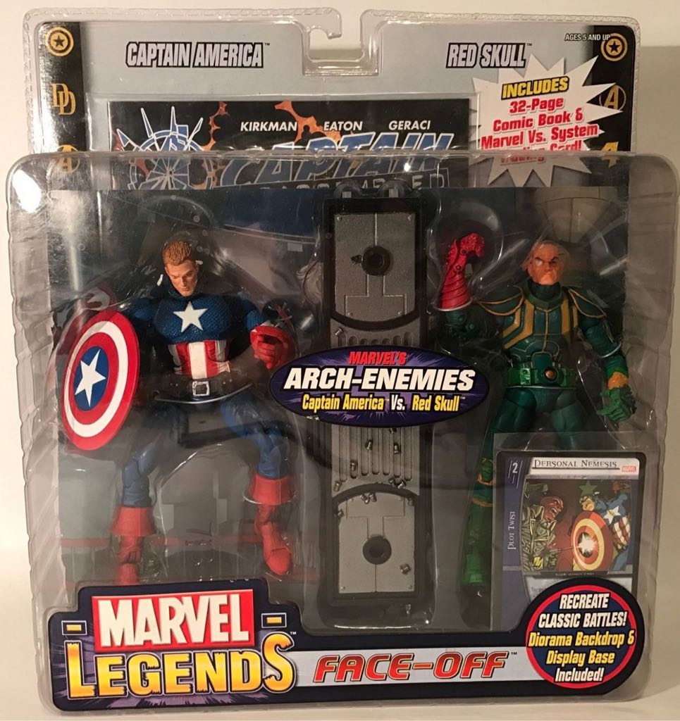 Captain america (Unmasked) - Toybiz (Marvel Legends) action figure collectible - Main Image 2