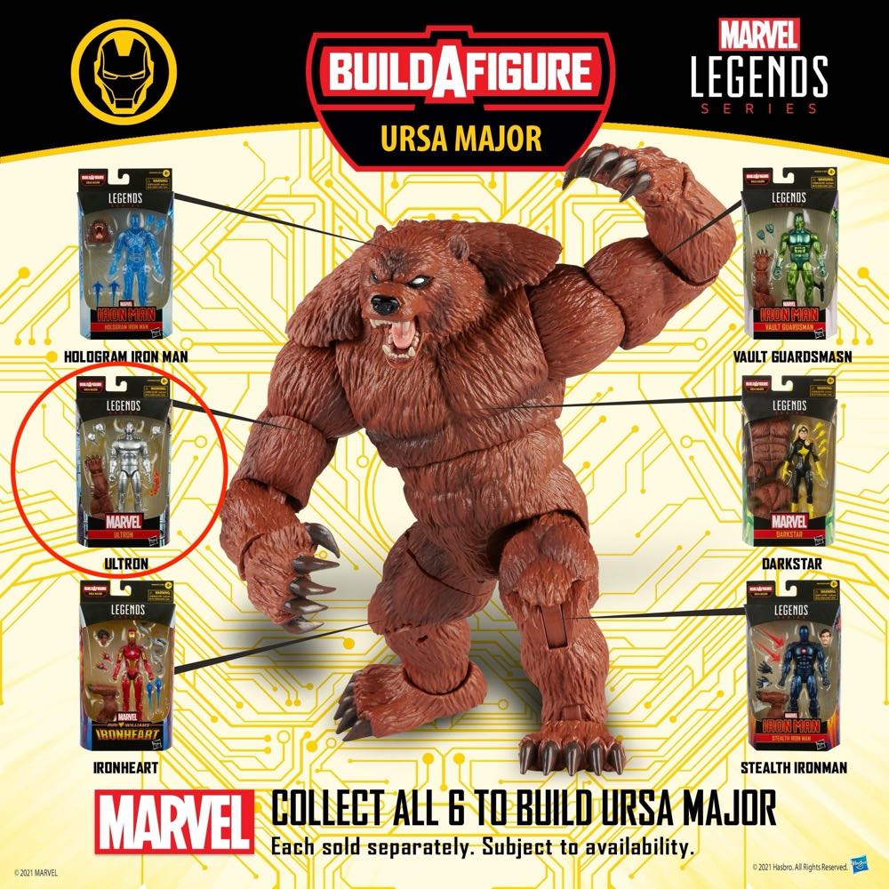Marvel Legends Series: Ursa Major (BAF) - Hasbro (Marvel Legends Series) action figure collectible - Main Image 4