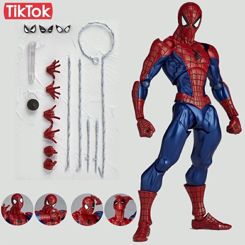 Spider-Man - Kaiyodo Revoltech (Hero Spider-Man) action figure collectible [Barcode 6010190740017] - Main Image 3