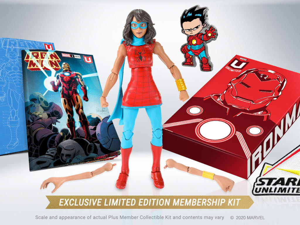 Ms. Marvel (Spider-Man Cosplay) - Hasbro - Marvel Unlimited (Marvel Unlimited Online: Ms. Marvel) action figure collectible - Main Image 2