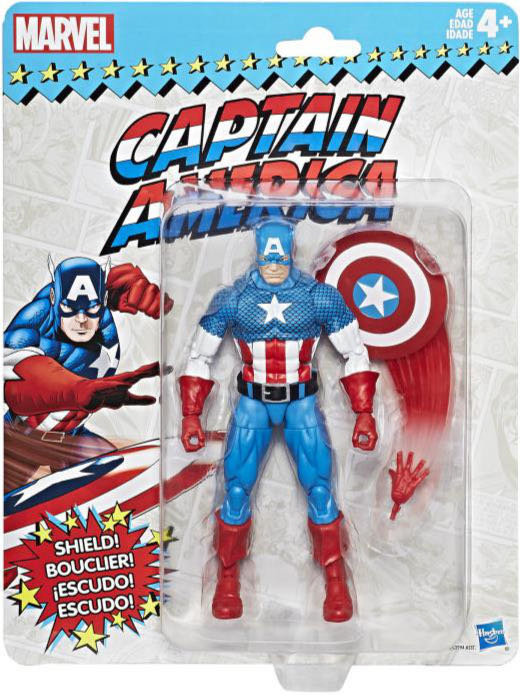 Marvel Legends (2011-????) (Retro01x01) Captain America - Hasbro (Marvel Legends Retro) action figure collectible - Main Image 4