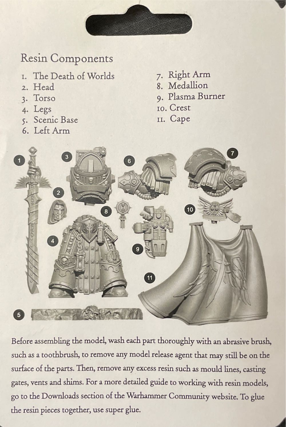 Dark Angels Legion Marduk Sedras Lord Of The Twenty-Third Order - Forge World (The Horus Heresy) action figure collectible [Barcode 5011921191642] - Main Image 2