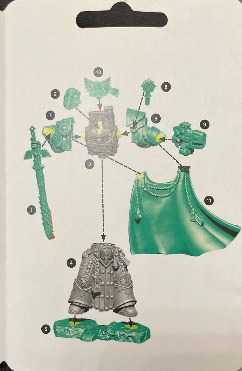 Dark Angels Legion Marduk Sedras Lord Of The Twenty-Third Order - Forge World (The Horus Heresy) action figure collectible [Barcode 5011921191642] - Main Image 3