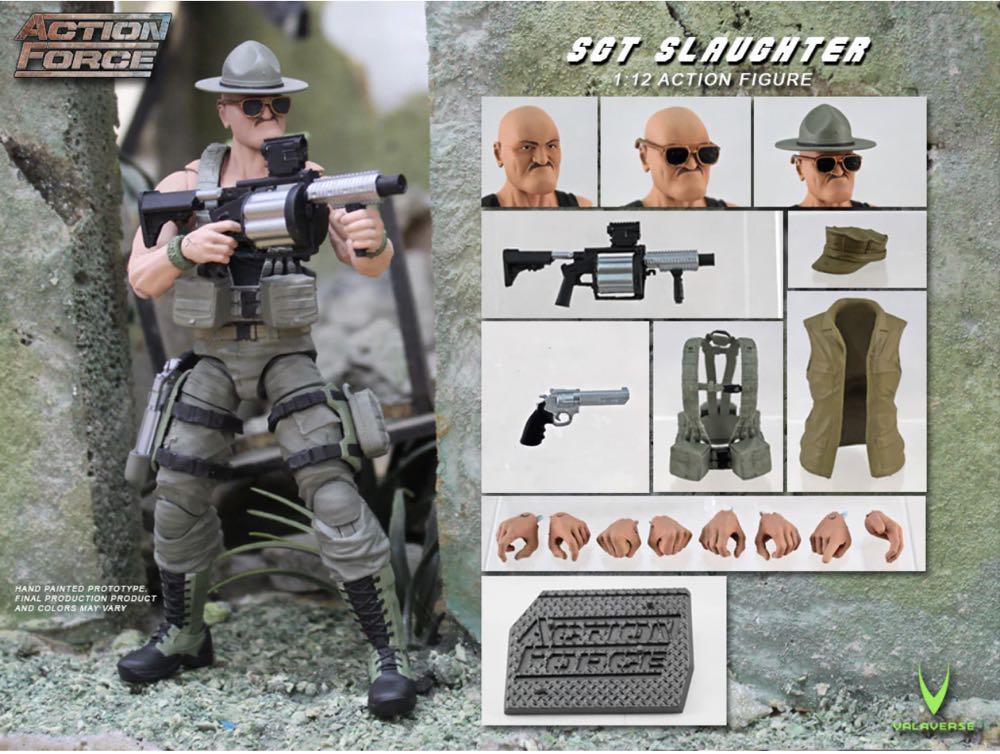 Sgt. Slammer - Valaverse (Action Force Figure) action figure collectible [Barcode 618952266902] - Main Image 3