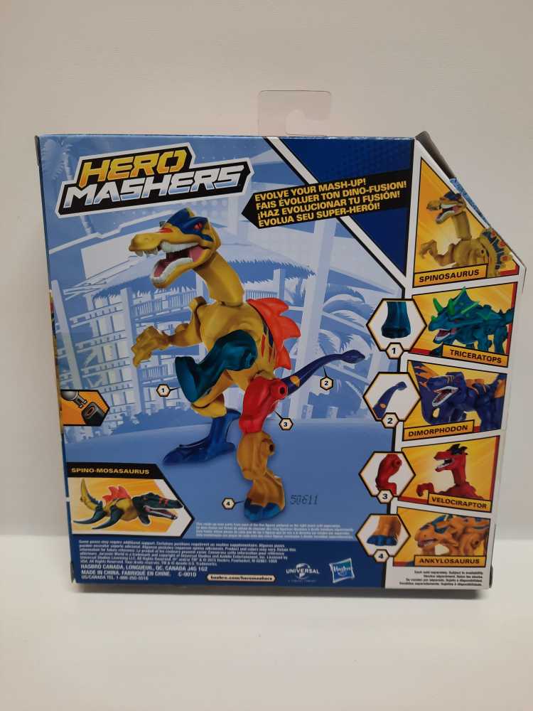 Spinosaurus  (Hero Mashers: 6”) action figure collectible [Barcode 630509295876] - Main Image 2