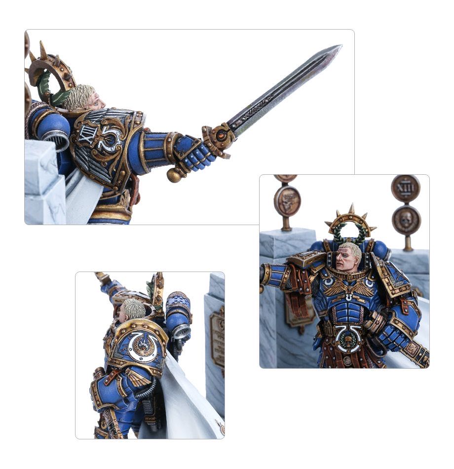 Horus Heresy: Roboute Guilliman - Primarch of the Ultramarines Legion - Forge World (Ultramarines) action figure collectible - Main Image 2