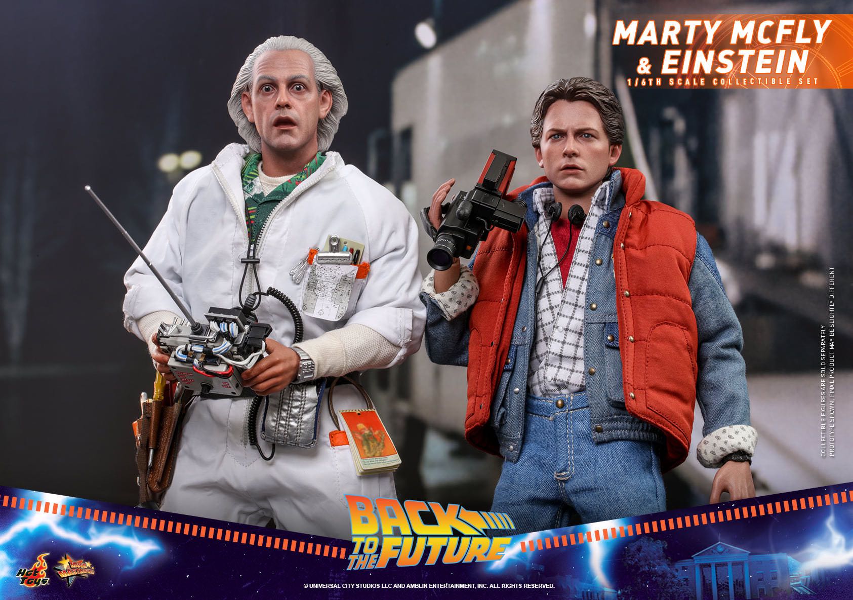 Marty Mcfly And Einstein - Hot Toys (Back To The Future) action figure collectible [Barcode 4895228605207] - Main Image 8