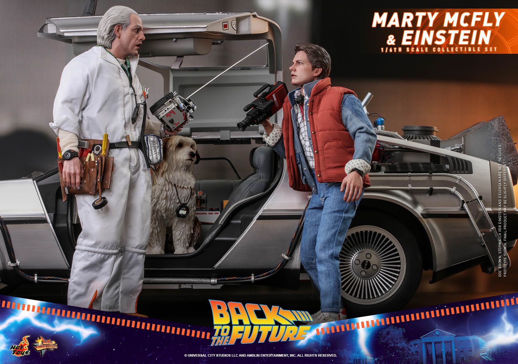 Marty Mcfly And Einstein - Hot Toys (Back To The Future) action figure collectible [Barcode 4895228605207] - Main Image 9