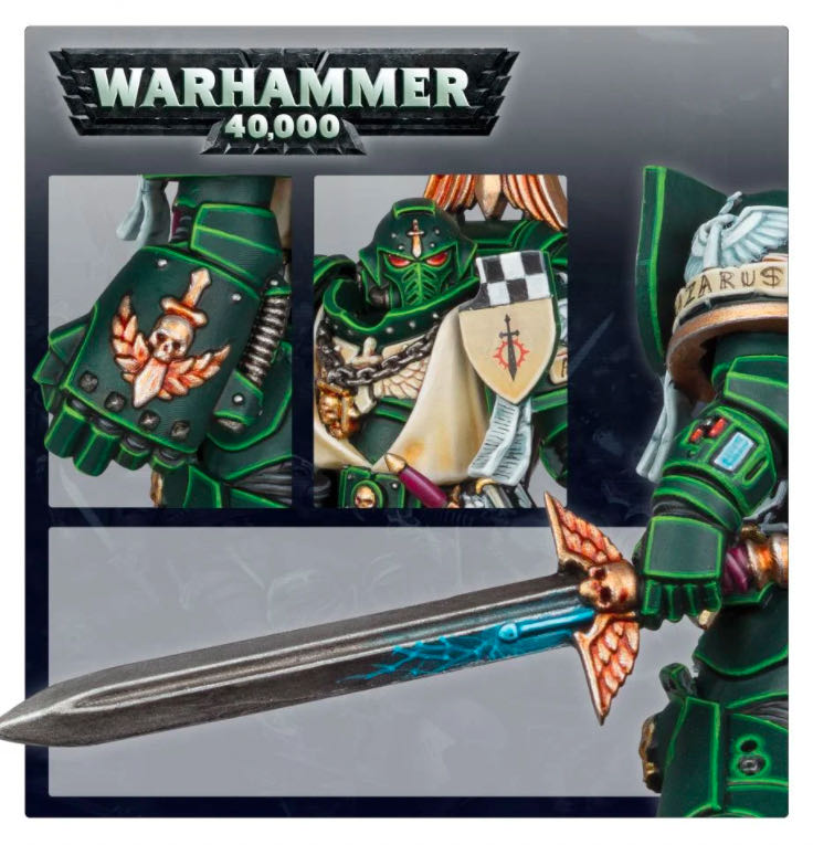 Space Marines: Dark Angels Master Lazarus - Games Workshop (Dark Angels) action figure collectible - Main Image 3
