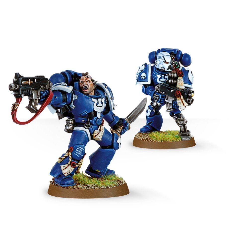 Ultramarines Tyrannic War Veterans - Games Workshops (Warhammer 40.000 Space Marine) action figure collectible - Main Image 2