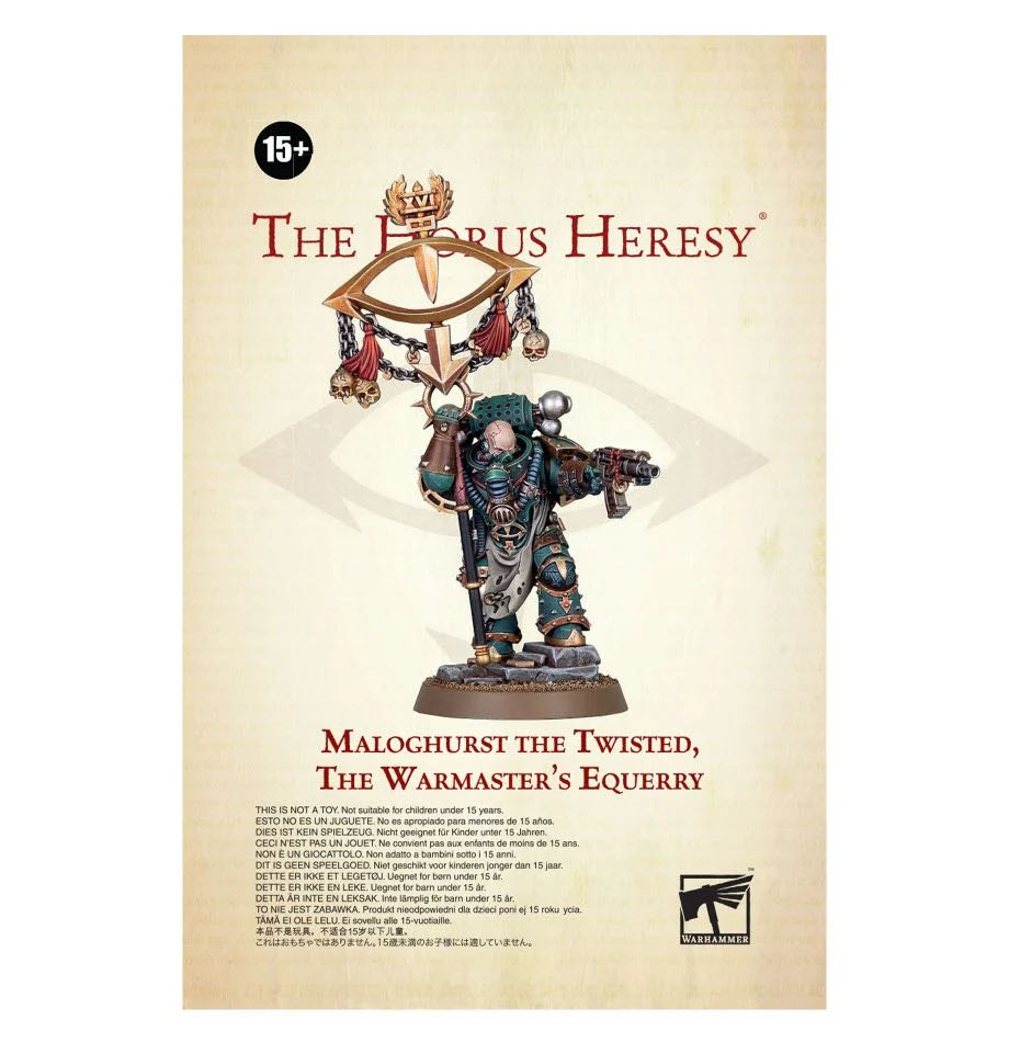 Maloghurst the Twisted, the Warmaster’s Equerry - Forge World (The Horus Heresy) action figure collectible - Main Image 1