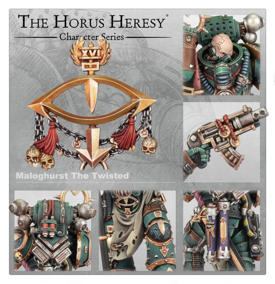 Maloghurst the Twisted, the Warmaster’s Equerry - Forge World (The Horus Heresy) action figure collectible - Main Image 2