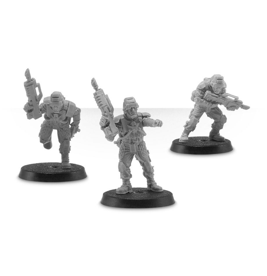 Elysian Drop Troop Squad - Forge World (Warhammer 40.000 Astra Militarum) action figure collectible - Main Image 3