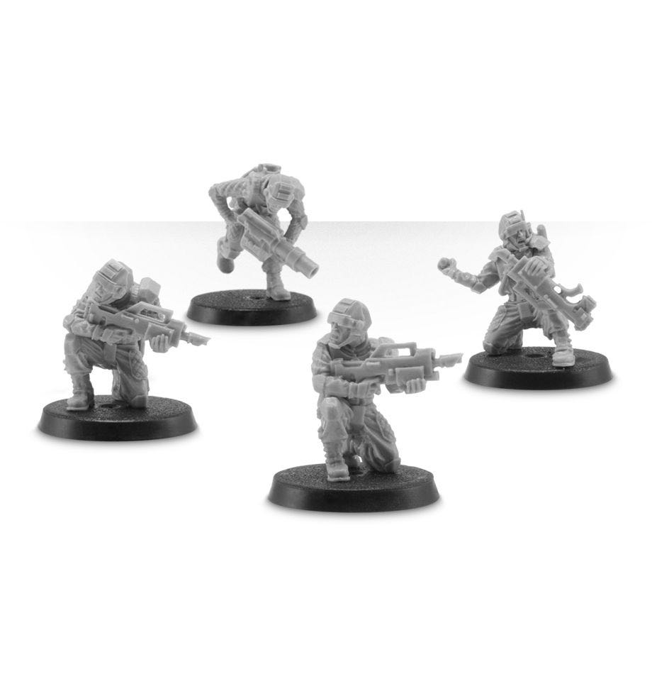 Elysian Drop Troop Squad - Forge World (Warhammer 40.000 Astra Militarum) action figure collectible - Main Image 4