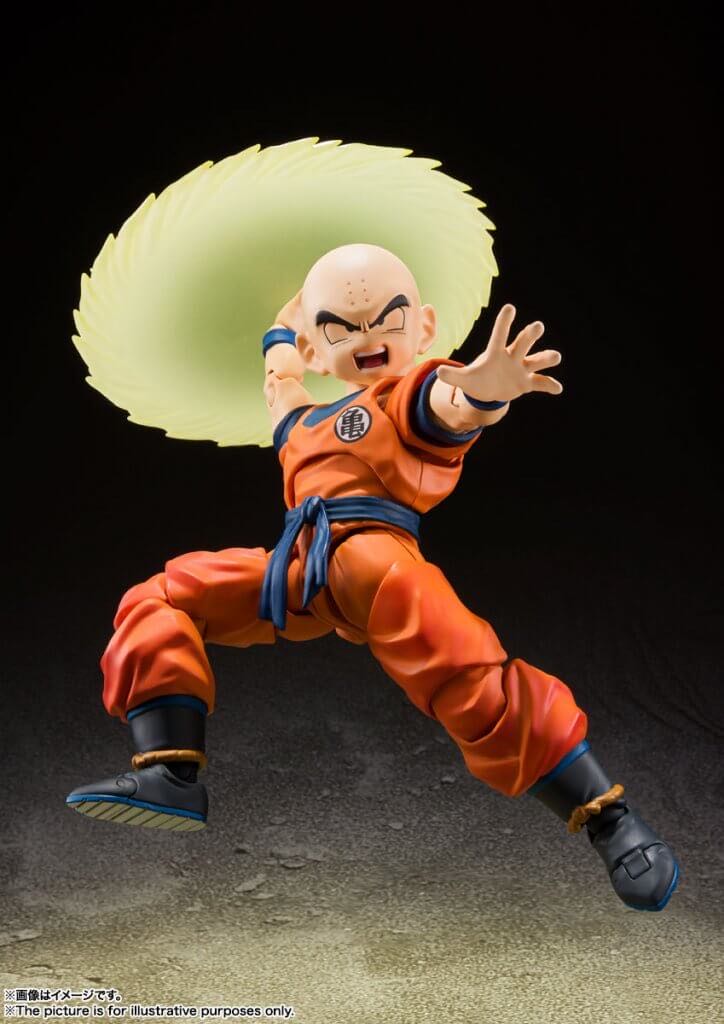 Krillin -Earth’s Strongest Man- - Bandai Tamashii Nations (Dragon Ball Z) action figure collectible [Barcode 4573102621009] - Main Image 3