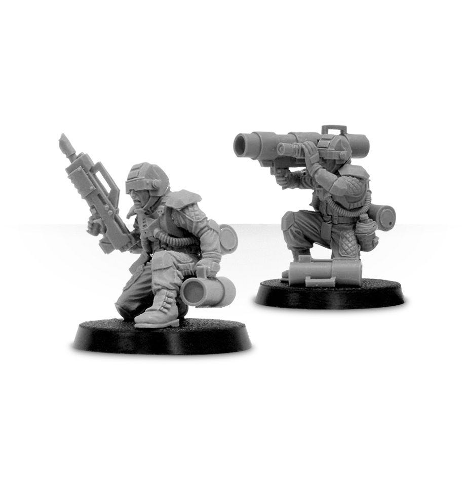 Elysian Missile Squad - Forge World (Warhammer 40.000 Astra Militarum) action figure collectible - Main Image 2